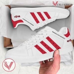Arkansas State University Logo Stan Smith Shoes, Unique Sneaker For Fans - Vesles2014s