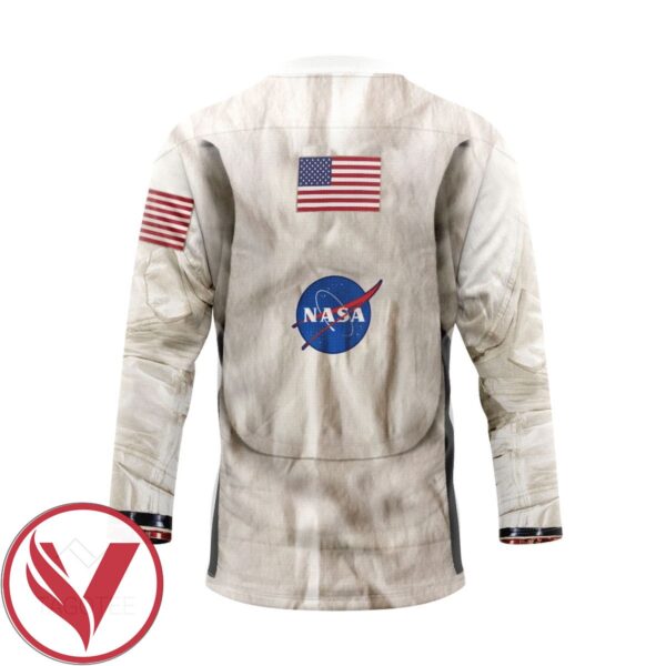 Armstrong Spacesuit Custom Name Hockey Jersey, Trending Gifts For Fans - Vesles2014s 1