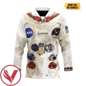 Armstrong Spacesuit Custom Name Hockey Jersey, Trending Gifts For Fans - Vesles2014s