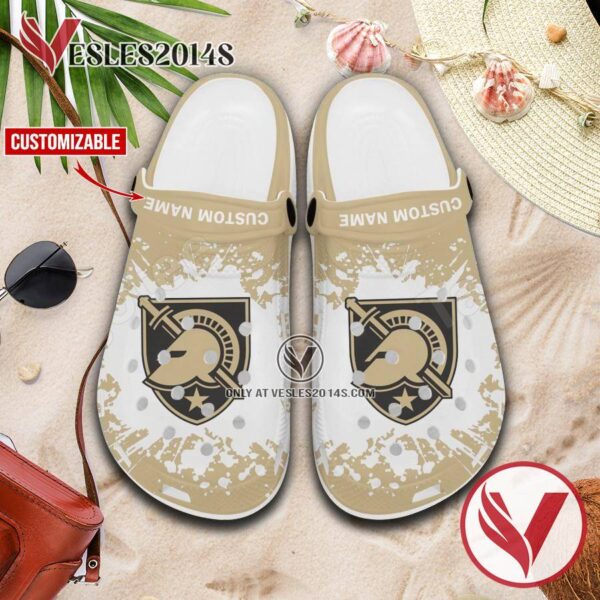Army Black Knights Logo Crocs Clogs, Unique Footwear For Fans 1