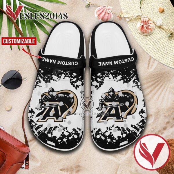Army Black Knights Logo Custom Crocs Clogs, Unique Footwear For Fans 1