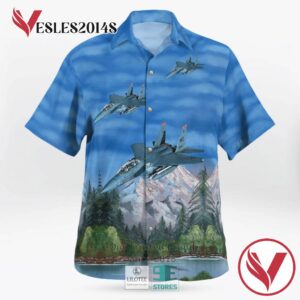 Army Mcdonnell Douglas F 15E Strike Eagle Casual Hawaiian Shirt, Best Gifts For Summer Vesles2014S 2