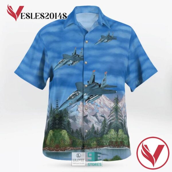 Army Mcdonnell Douglas F 15E Strike Eagle Casual Hawaiian Shirt, Best Gifts For Summer Vesles2014S 2