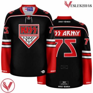 Army RedBlack KISS Hockey Jersey - Vesles2014S