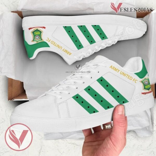 Army United FC Logo Stan Smith Shoes For Men And Womens - Vesles2014s