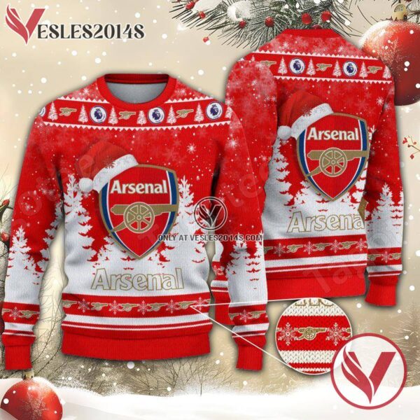 Arsenal FC Logo, Ugly Xmas Sweater​
