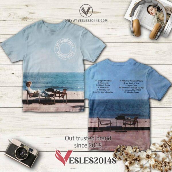 Art Garfunkel-Watermark Album 3D T-Shirt, Perfect Gifts For Music Lovers - Vesles2014S