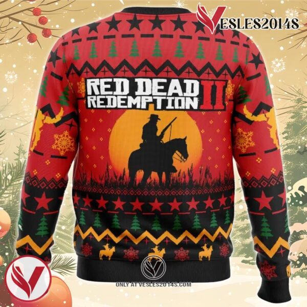 Arthur Morgan Red Dead Redemption Ugly Christmas Sweater, Unique Christmas Gift For Fans - Vesles2014S 1