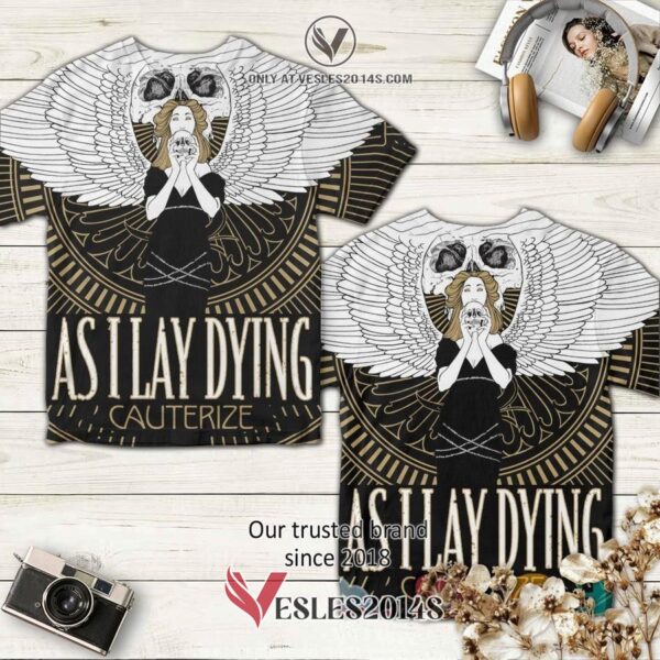As I Lay Dying Band Cauterize Album 3D T-Shirt, Unique Gifts For Music Lovers - Vesles2014S