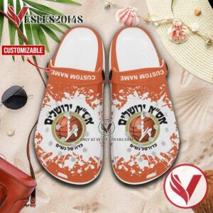 Asa Jerusalem Women Crocs Clogs Sandals, Unique Footwear For Fans 1
