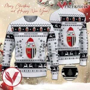 Ascoli Calcio 1898 Sport Ugly Christmas Sweater, Unique Gifts For Fans - Vesles2014aS 1