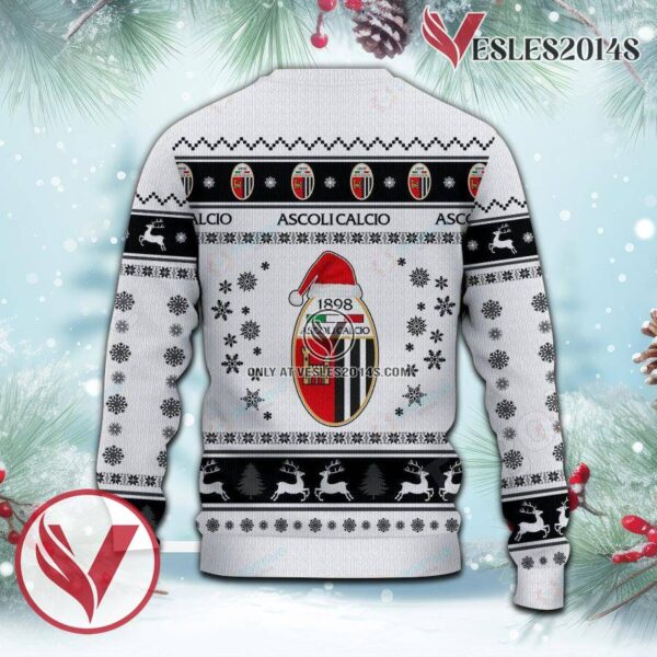 Ascoli Calcio 1898 Sport Ugly Christmas Sweater, Unique Gifts For Fans - Vesles2014aS 3