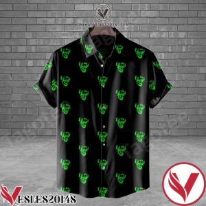 Ash Green Horror Face Halloween Hawaiian Shirt, Unique Gifts For Friends - Vesles2014S 1