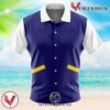 Ash Ketchum’s First Outfit Pokemon Hawaiian Button Up Shirt, Perfect Gifts For Anime Lovers - Vesles2014S