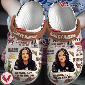 Ashley McBryde Music Crocs Crocband Clogs Shoes, Unique Gifts For Fans - Vesles2014S