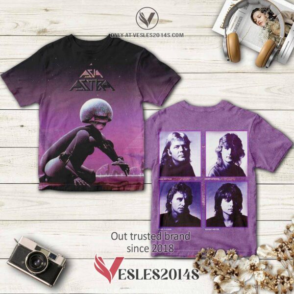 Asia Band Astra Album 3D T-Shirt, Perfect Gifts For Music Lovers - Vesles2014S