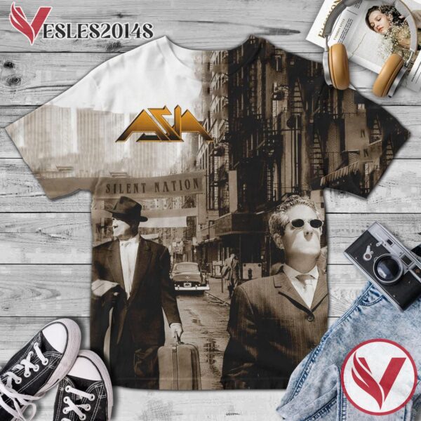 Asia Silent Nation Album Cover Shirt, Perfect Gifts For Music Lovers - Vesles2014S