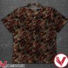 Asian Tatsu Dragon Gold Metallic Black Hawaiian Shirt, Unique Gifts For Friends - Vesles2014S 1