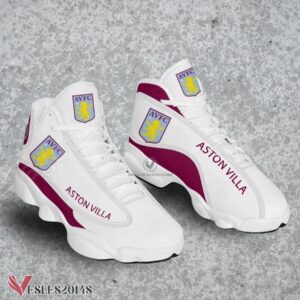 Aston Villa Logo Air Jordan 13 Shoes, Best Sneaker Gifts For Fans - Vesles2014s