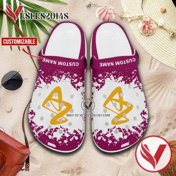 AstraZeneca Logo Crocs Clogs, Unique Footwear For Fans 1
