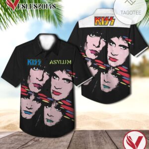 Asylum Album By Kiss Hawaiian Shirt, Best Gift For Music Lovers Vesles2014S