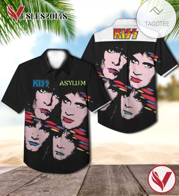 Asylum Album By Kiss Hawaiian Shirt, Best Gift For Music Lovers Vesles2014S