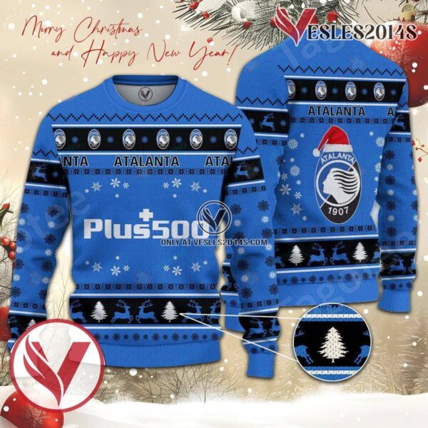 Atalanta Bergamasca Calcio Sport Ugly Christmas Sweater, Unique Gifts For Fans - Vesles2014aS 1