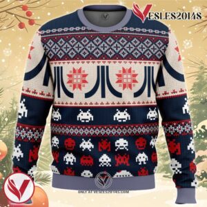 Atari Classic Ugly Christmas Sweater, Unique Christmas Gift For Fans - Vesles2014S