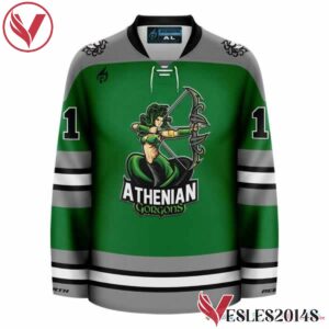 Athenian Gorgons Medusa Customize Hockey Jersey, Trending Gifts For Fans - Vesles2014s 2