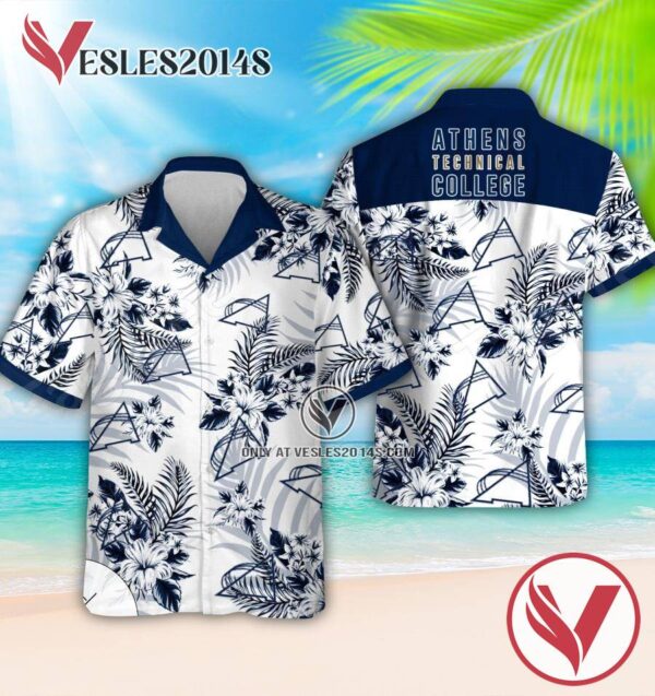 Athens Technical College Hawaiian Suit, Unique Outfit For Fans - Vesles2014S 1