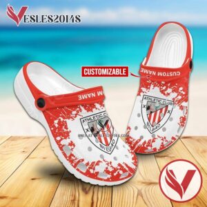Athletic Bilbao Custom Crocs Clogs, Unique Footwear For Fans