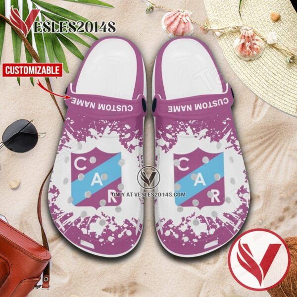 Atl. Del Rosario Logo Crocs Clogs, Unique Footwear For Fans 1