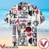 Atlanta Braves Baseball Love White Hawaiian Shirt, Unique Gifts For Friends - Vesles2014S 1
