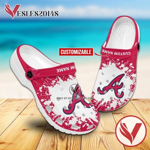 Atlanta Braves Custom Crocs Clogs, Unique Footwear For Fans