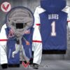 Atlanta Braves Ozzie Albies 1 Player Blue 3D Fleece Hoodie, Best Outfit For Fans Sport - Vesles2014S 1
