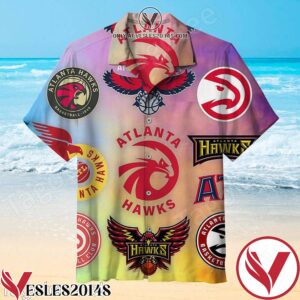 Atlanta Hawks Gradient Hawaiian Shirt, Unique Gifts For Friends - Vesles2014S 1