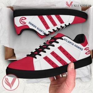 Atlanta Hawks Print Stan Smith Shoes, Best Sneaker For Fans - Vesles2014s 1