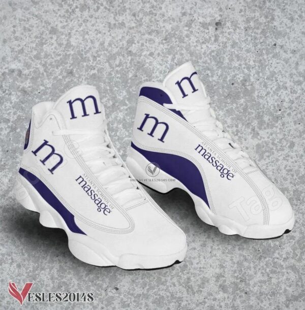 Atlanta School of Massage Logo Air Jordan 13 Shoes, Best Sneaker Gifts For Fans - Vesles2014s