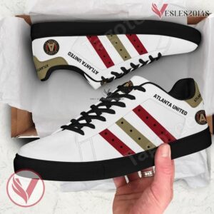 Atlanta United FC Print Stan Smith Shoes, Best Sneaker For Fans - Vesles2014s