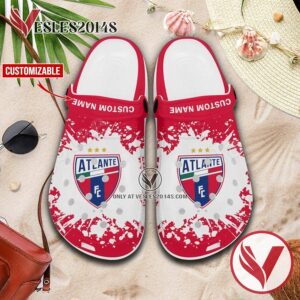 Atlante FC Logo Custom Crocs Clogs, Unique Footwear For Fans 1