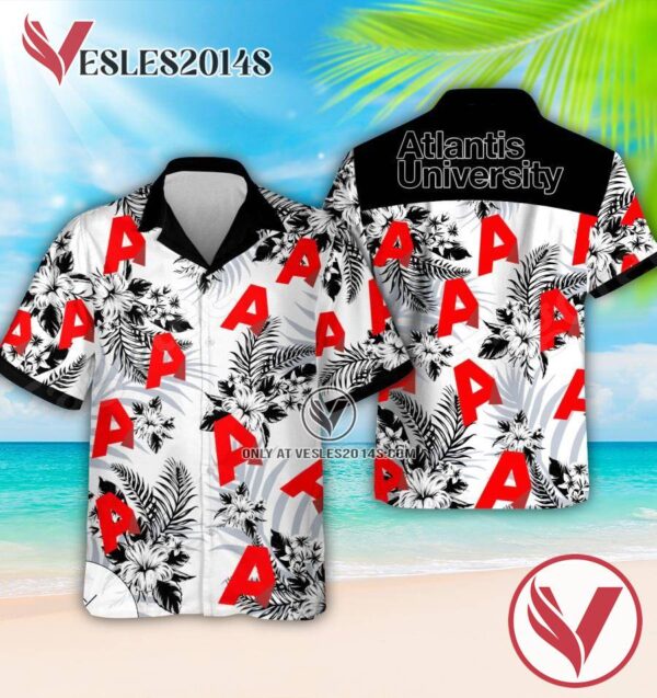 Atlantis University Logo Hawaiian Shirt, Perfect Gifts Idea In Holiday - Vesles2014S 1