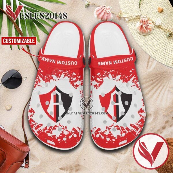 Atlas FC Logo Custom Crocs Clogs, Unique Footwear For Fans 1