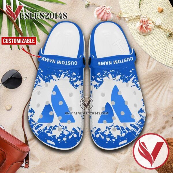 Atlassian Logo Crocs Clogs, Unique Footwear For Fans 1