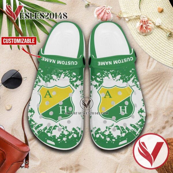 Atletico Huila Crocs Clogs, Unique Footwear For Fans 1