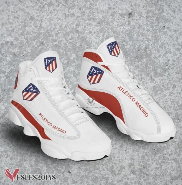 Atlético Madrid Logo Air Jordan 13 Shoes, Best Sneaker Gifts For Fans - Vesles2014s
