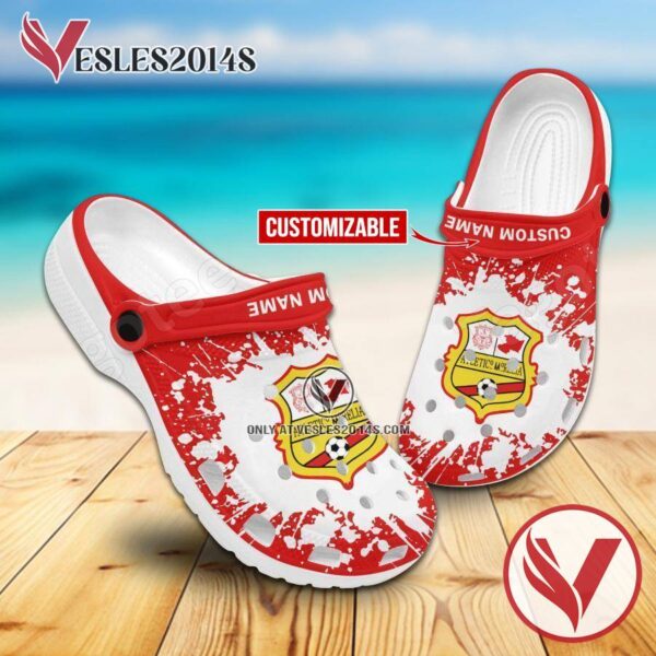 Atlético Morelia Logo Custom Crocs Clogs, Unique Footwear For Fans