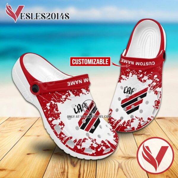 Atletico Paranaense Custom Crocs Clogs, Unique Footwear For Fans