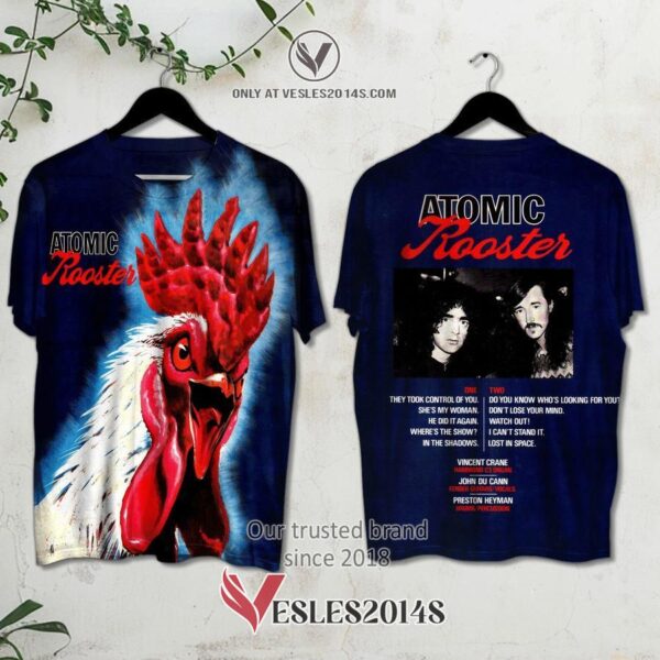 Atomic Rooster-Atro Album 3D Shirt, Unique Gifts For Music Lovers - Vesles2014S