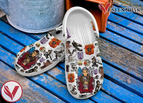 Attack On Titan Anime Cartoon Premium Crocs Crocband Clogs Shoes Comfortable For Men Women and Kids Style 1, Unique Gift From  Vesles2014S 3