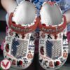 Attack on Titan Anime Crocs Crocband Clogs Shoes Comfortable For Men Women and Kids, Unique Gift From  Vesles2014S